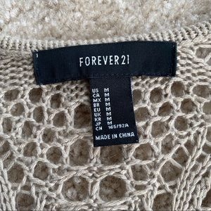 Forever 21 Crochet Duster